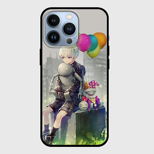 Чехол iPhone 13 Pro 9S c шариками / 3D-Черный – фото 1