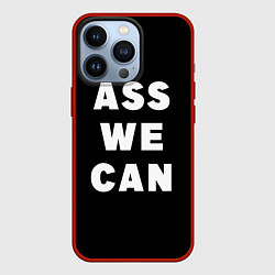 Чехол для iPhone 13 Pro Ass We Can, цвет: 3D-красный