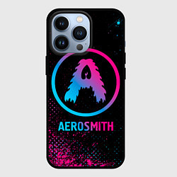 Чехол iPhone 13 Pro Aerosmith - neon gradient