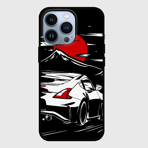 Чехол iPhone 13 Pro Nissan 370Z / 3D-Черный – фото 1