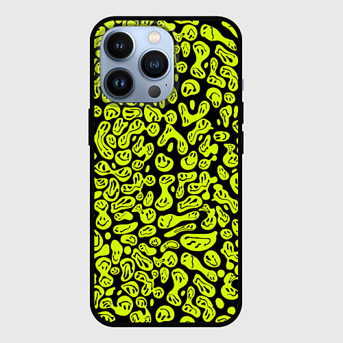 Чехол iPhone 13 Pro Toxic smile / 3D-Черный – фото 1