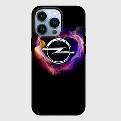 Чехол для iPhone 13 Pro С логотипом Опель, цвет: 3D-черный