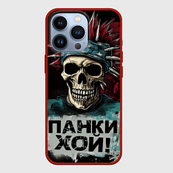 Чехол iPhone 13 Pro Череп панки хой