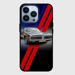 Чехол iPhone 13 Pro Американский маслкар Dodge Charger