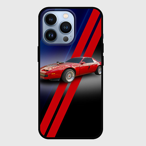 Чехол iPhone 13 Pro Американский маслкар Pontiac Firebird 3 поколение / 3D-Черный – фото 1