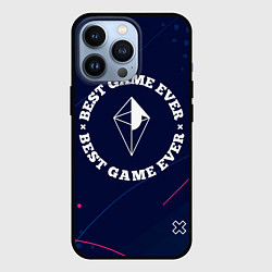 Чехол iPhone 13 Pro Символ No Mans Sky и надпись best game ever