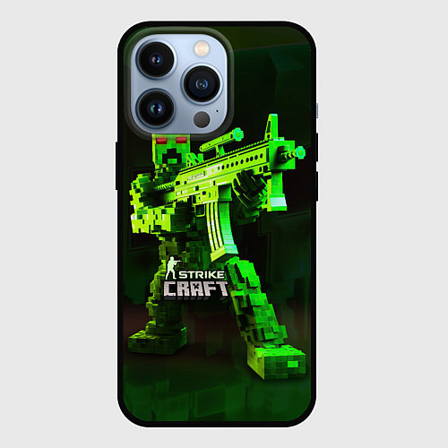 Чехол iPhone 13 Pro Strike Craft / 3D-Черный – фото 1