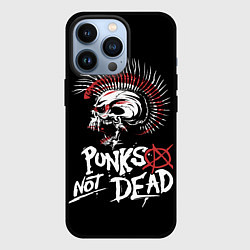 Чехол iPhone 13 Pro Punks not dead - анархия