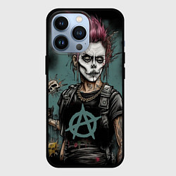Чехол iPhone 13 Pro Девушка анархистка