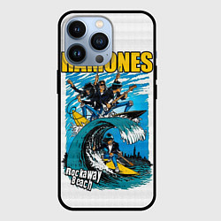 Чехол iPhone 13 Pro Ramones rock away beach