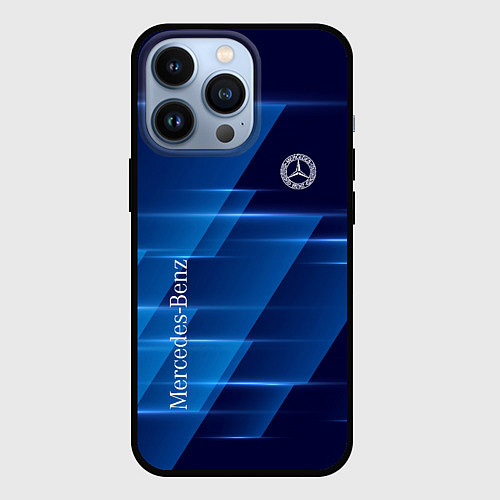 Чехол iPhone 13 Pro Mercedes Benz sign / 3D-Черный – фото 1