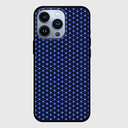 Чехол iPhone 13 Pro Ясна3 - Цветок жизни мал / 3D-Черный – фото 1