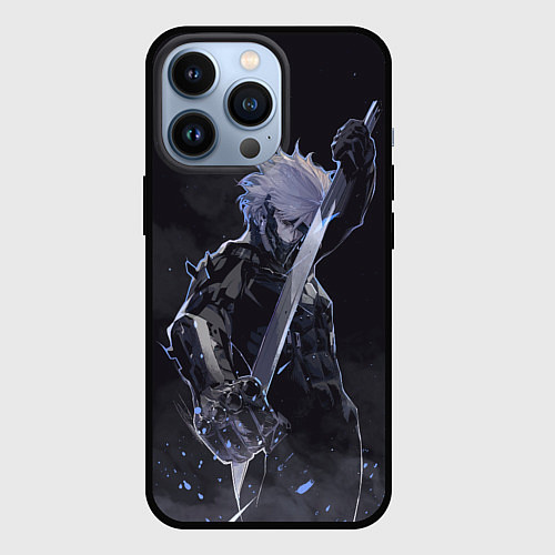 Чехол iPhone 13 Pro Metal Gear Rising - В дыму / 3D-Черный – фото 1