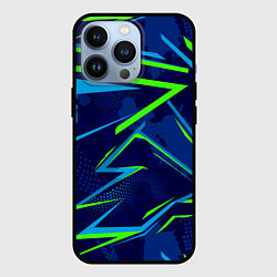 Чехол для iPhone 13 Pro Текстурный грандж, цвет: 3D-черный