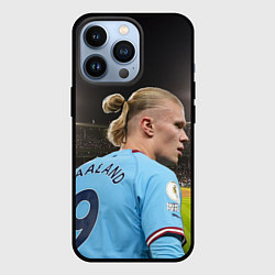 Чехол для iPhone 13 Pro Эрлинг Холанд Манчестер, цвет: 3D-черный