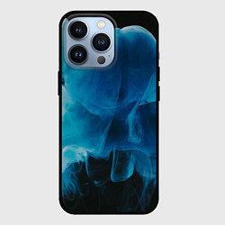 Чехол для iPhone 13 Pro Абстрактный синий дым, цвет: 3D-черный