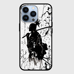 Чехол для iPhone 13 Pro Самурай - древний воин, цвет: 3D-черный