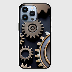 Чехол для iPhone 13 Pro Механика и шестерёнки, цвет: 3D-черный