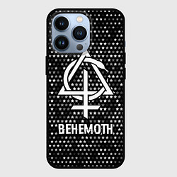 Чехол для iPhone 13 Pro Behemoth glitch на темном фоне, цвет: 3D-черный