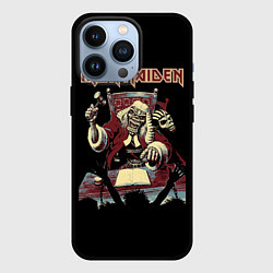 Чехол для iPhone 13 Pro Iron Maiden - судья, цвет: 3D-черный