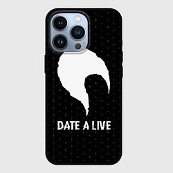 Чехол для iPhone 13 Pro Date A Live glitch на темном фоне, цвет: 3D-черный