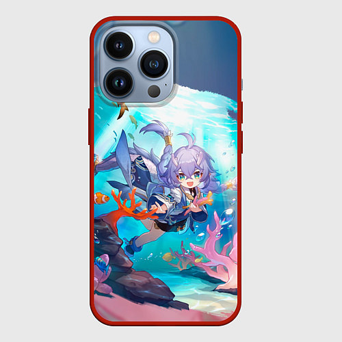 Чехол iPhone 13 Pro Байлу электрический тип / 3D-Красный – фото 1
