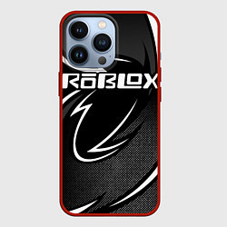 Чехол для iPhone 13 Pro Роблокс - белая линия, цвет: 3D-красный