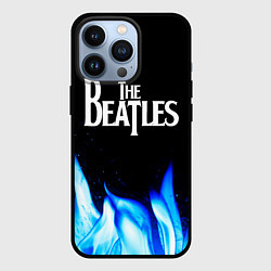 Чехол для iPhone 13 Pro The Beatles blue fire, цвет: 3D-черный