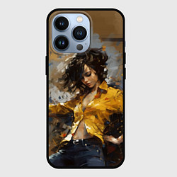 Чехол для iPhone 13 Pro Michael Jackson - Billie Jean, цвет: 3D-черный