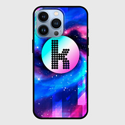 Чехол для iPhone 13 Pro The Killers неоновый космос, цвет: 3D-черный