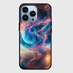 Чехол для iPhone 13 Pro Космические узоры необычные, цвет: 3D-черный