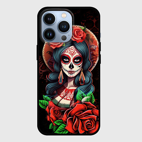 Чехол iPhone 13 Pro Паломница - La Peregrina / 3D-Черный – фото 1