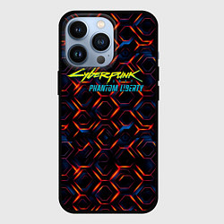 Чехол для iPhone 13 Pro Cyberpunk 2077 phantom liberty dark abstract, цвет: 3D-черный