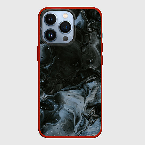 Чехол iPhone 13 Pro Тьма и лёд / 3D-Красный – фото 1