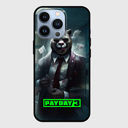 Чехол для iPhone 13 Pro Payday 3 crazy bear, цвет: 3D-черный