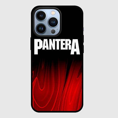 Чехол iPhone 13 Pro Pantera red plasma / 3D-Черный – фото 1