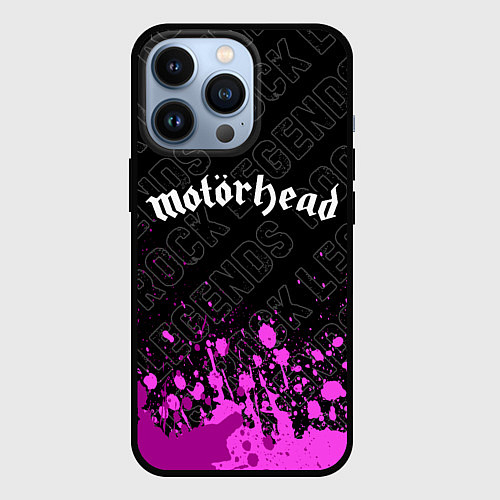 Чехол iPhone 13 Pro Motorhead rock legends: символ сверху / 3D-Черный – фото 1