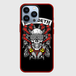 Чехол iPhone 13 Pro Megadeth - ядерный череп