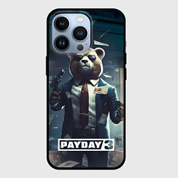 Чехол для iPhone 13 Pro Payday 3 bear, цвет: 3D-черный