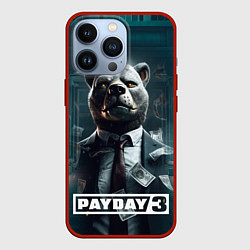 Чехол для iPhone 13 Pro Payday 3 bear, цвет: 3D-красный