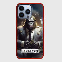 Чехол для iPhone 13 Pro Gorilla Payday 3, цвет: 3D-красный