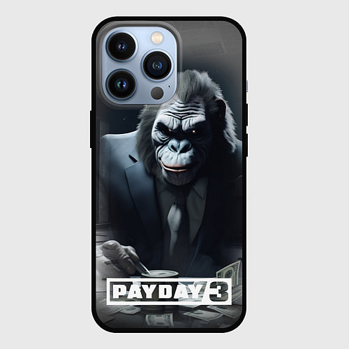 Чехол iPhone 13 Pro Payday 3 big gorilla / 3D-Черный – фото 1