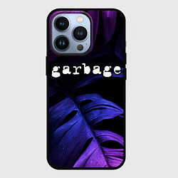 Чехол iPhone 13 Pro Garbage neon monstera