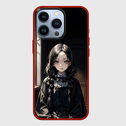 Чехол iPhone 13 Pro Готическая девушка в темной комнате