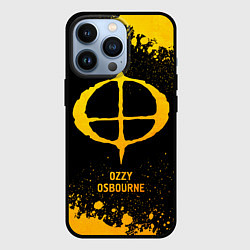 Чехол iPhone 13 Pro Ozzy Osbourne - gold gradient