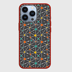 Чехол для iPhone 13 Pro Space colors, цвет: 3D-красный