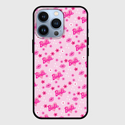 Чехол iPhone 13 Pro Барби, сердечки и цветочки