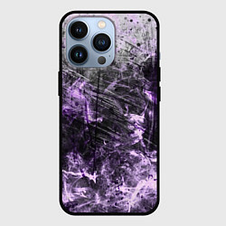 Чехол iPhone 13 Pro Текстура - Lilac smoke