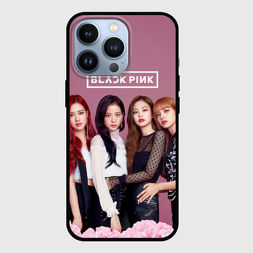 Чехол iPhone 13 Pro Blackpink girls / 3D-Черный – фото 1