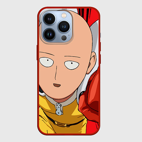 Чехол iPhone 13 Pro Saitama big / 3D-Красный – фото 1